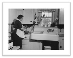Typical kitchen in the 1940s